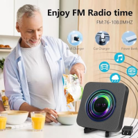 Nástěnný CD přehrávač s Bluetooth 5.0, osobní CD přehrávače s HIFI reproduktorem, dálkové ovládání, FM rádio, hudební CD přehráv