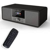 XORO HMT 600 V2 - All-in-One Internetradio mit WLAN, CD-Player, DAB+/FM Radio, Bluetooth, Podcast, USB MP3 Mediaplayer, Spotify 