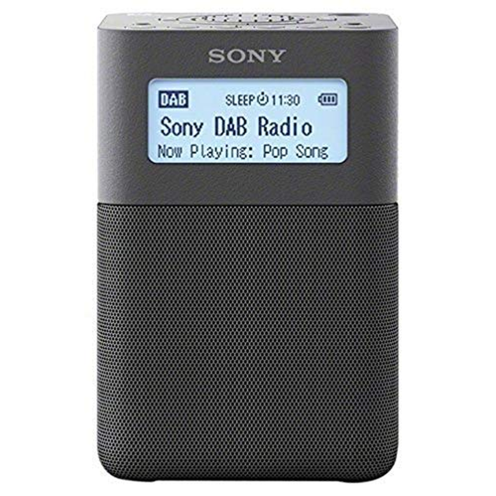 Rádio Sony XDR-V20D DAB+ se stereofonním reproduktorem - šedé