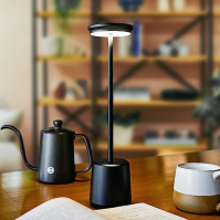 Eufrozy 2 balení dobíjecích bezdrátových stolních lamp, 4400mAh LED světlo na baterie Stolní lampa, 3 úrovně světla Dotykové stm