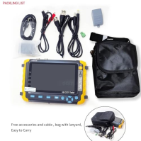 Tester CCTV Tester bezpečnostních kamer IV8W 5palcový TFT LCD 4 v 1 8MP AHD TVI 8MP CVI CVBS Koaxiální HD video monitor Podpora 