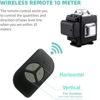 Křížový laser zelený samonivelační laser 4x360 stupňů, stavební laser křížový laserový laser s dobíjecí baterií 4800mAh pro vnit