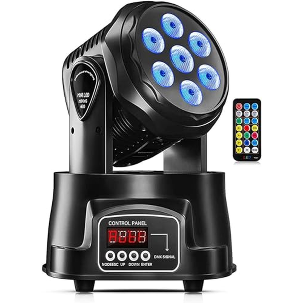 ZonQoonz 70W LED diody 4 v 1 DJ Party Light Disco Stage Light DMX512 s RGBW světly pro živé akce, bar, karaoke, Vánoce, Hallowee