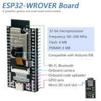 FREENOVE Ultimate Starter Kit pro ESP32-WROVER (včetně) (kompatibilní s Arduino IDE), bezdrátová palubní kamera, Python C, 814 s