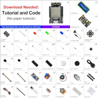 FREENOVE Super Starter Kit pro ESP8266 (včetně) (kompatibilní s Arduino IDE), ESP-12S Onboard Wi-Fi, MicroPython C Code, 496 str