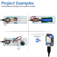 FREENOVE Super Starter Kit pro ESP8266 (včetně) (kompatibilní s Arduino IDE), ESP-12S Onboard Wi-Fi, MicroPython C Code, 496 str