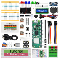 FREENOVE Super Starter Kit pro Raspberry Pi Pico W (včetně) (kompatibilní s Arduino IDE), 513 stran podrobného návodu, 177 polož