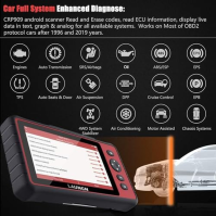 LAUNCH CRP909E OBD2 Scanner WiFi Scanner Diagnostický nástroj pro automobily Kompletní systém TPMS EPB BMS Dpf Injector Coding I