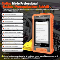 LAUNCH X431 Creader Elite for BMW OBD2 Full System Code Reader, 31+ Reset Function, Bi-Directional Car Diagnostic Tool for BMW/M