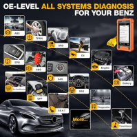 LAUNCH Creader Elite obd2 Scanner pro BENZ stejná funkce jako LAUNCH X431 OBDII Diagnostic, kompletní diagnostika systému, 31+ f