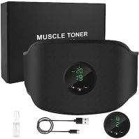 Tosucs EMS břišní svalový trenažér elektrický, EMS tréninkové zařízení, Power abs Stimulator Stimulateur musculaire USB Recharge