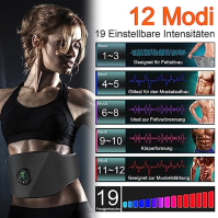 Tosucs EMS břišní svalový trenažér elektrický, EMS tréninkové zařízení, Power abs Stimulator Stimulateur musculaire USB Recharge