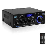 HiFi zesilovač AK45 Mini Bluetooth stereo audio zesilovač přijímač 12V/ 220V 400W 2 kanály digitální zesilovač zvuku zesilovač z