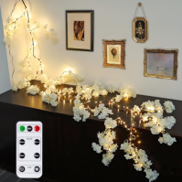 Vines pro domácí dekorace, větvička String Lights, větve osvětlené vrba Vine Světla 144 LED větvička stromu se světly pro stěnu 