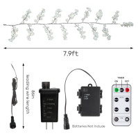 Vines pro domácí dekorace, větvička String Lights, větve osvětlené vrba Vine Světla 144 LED větvička stromu se světly pro stěnu 