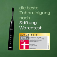 BOOMBRUSH Elektrický zubní kartáček Sonický zubní kartáček - 90denní napájení - černý - účinná sonická technologie - elektrický 
