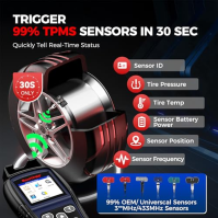 Autel MaxiTPMS TS501 TPMS Relearn Tool, 2024 Upgraded of TS401/TS408, Tire Pressure Monitor Sensor Programming Tool, Activate Re