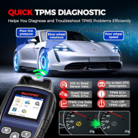 Autel MaxiTPMS TS501 TPMS Relearn Tool, 2024 Upgraded of TS401/TS408, Tire Pressure Monitor Sensor Programming Tool, Activate Re