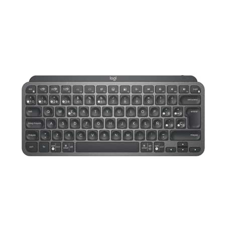 Logitech MX Keys Mini Wireless Keyboard Minimalistická, kompaktní, Bluetooth, podsvícená, USB-C, kompatibilní s Apple macOS, iOS