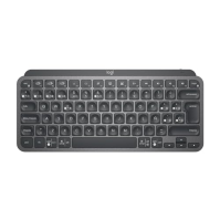 Logitech MX Keys Mini Wireless Keyboard Minimalistická, kompaktní, Bluetooth, podsvícená, USB-C, kompatibilní s Apple macOS, iOS