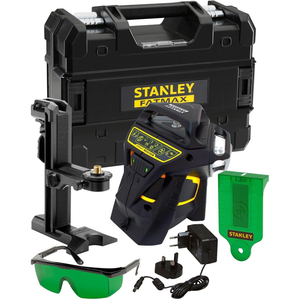 Stanley x3G 360° Multiliniový laserový nivelátor (Li-Ion) řada Fatmax - Zelený paprsek