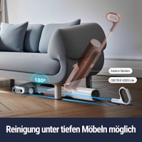 OSOTEK H200 Lite Mop Vacuum Cleaner, 180° plochá sací stěrka, bezdrátový mokro-suchý vysavač 3 v 1 se samočištěním, čištění 2 bo