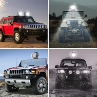 RIGIDON 3D 50w led reflektor venkovní s dálkovým ovládáním, led pracovní světlo s magnetickou základnou, bodové offroad osvětlen