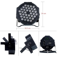 UKing 4PCS LED par light, 72W LED reflektor RGB DMX scénické světlo 7 režimů party světelných efektů s dálkovým ovládáním pro DJ