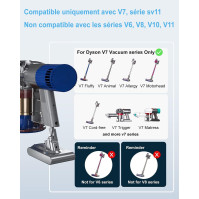 DTK Náhradní baterie pro vysavač Dyson V7 SV11 Animal Trigger Trigger+ Motorhead Pro Fluffy Matrace Vacuum 21,6V 4000mAh