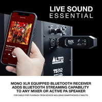 Alto Professional Bluetooth Total 2 - dobíjecí Bluetooth přijímač vybavený XLR pro mixážní pult a aktivní PA systémy