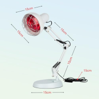 Cozion červená světelná lampa, infračervená lampa tepelná lampa 100 wattů červená světelná lampa infračervené světlo červené svě