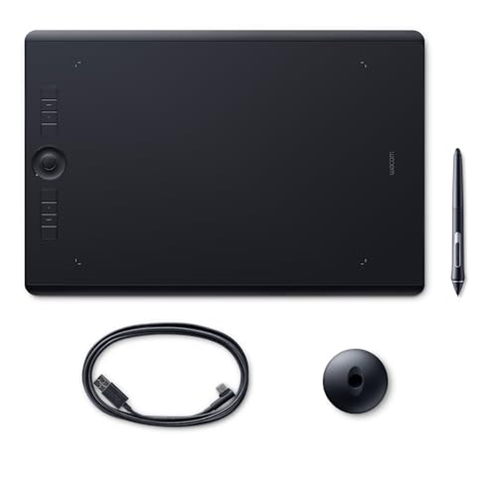 Velký grafický tablet Wacom Intuos Pro s funkcí Bluetooth - Velký formát pro digitální kreslení a retušování fotografií s mimořá