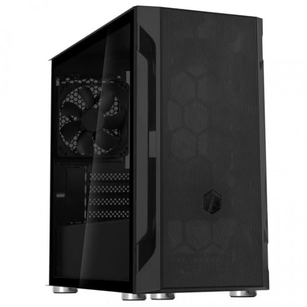 SilverStone Technology FARA H1M, Micro-ATX, ocelová síťka, tvrzené sklo, plastový přední panel, ocelové tělo, 120mm ventilátor x