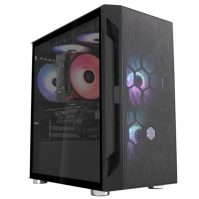 SilverStone Technology FARA H1M, Micro-ATX, ocelová síťka, tvrzené sklo, plastový přední panel, ocelové tělo, 120mm ventilátor x