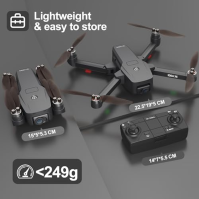 TTROARDS 36 dron s kamerou 4K, SD karta s bezkartáčovými motory drony s kamerou pro dospělé 4k, optické streamování polohy, 5G W