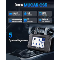 Diagnostické zařízení OBD2, 2024 MUCAR CS5 Diagnostické zařízení do auta s Bluetooth, čtecí zařízení do auta s diagnostikou 5 sy