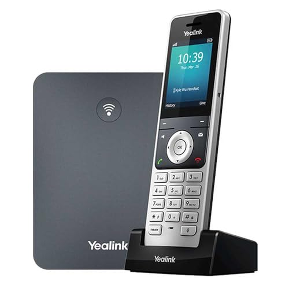 Yealink W76P, vysoce výkonný systém IP telefonů DECT s uživatelsky orientovaným designem a 2,4palcovou barevnou obrazovkou (obsa