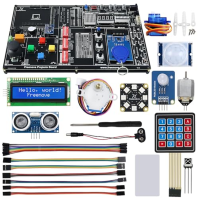 Freenove Projects Kit (No Control Board) (kompatibilní s Arduino IDE), 238 stran podrobných návodů, 46 projektů, bez pájení, jed