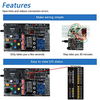 Freenove Projects Kit (No Control Board) (kompatibilní s Arduino IDE), 238 stran podrobných návodů, 46 projektů, bez pájení, jed