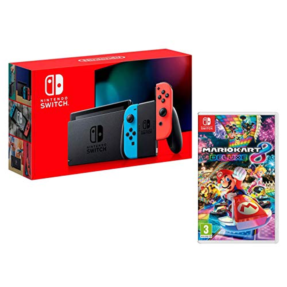 Konzole Nintendo Switch 32Gb Neon Red/Neon Blue + Mario Kart 8 Deluxe