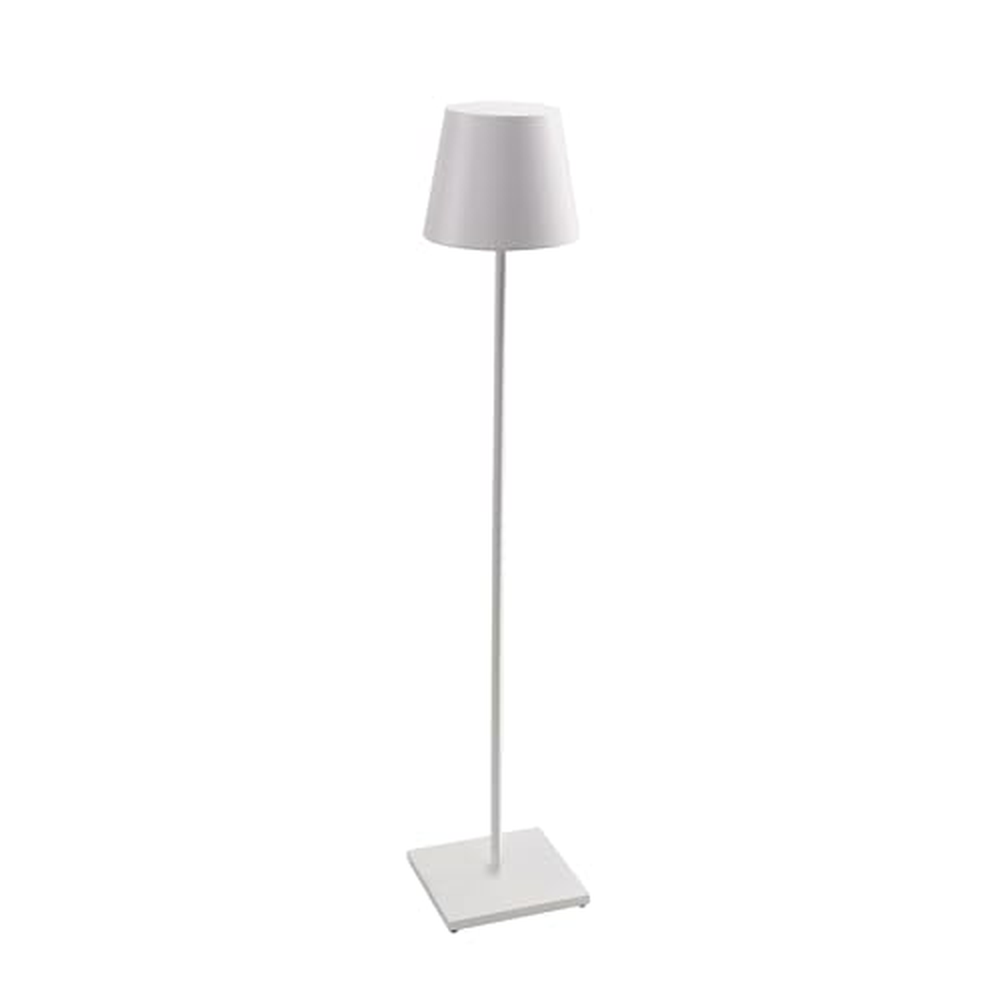 Zafferano, Poldina XXL Lamp, bezdrátová, dobíjecí stojací lampa s dotykovým ovládáním, vhodná do obývacího pokoje i ven, stmívač