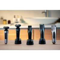 Grundig ProClub MS 9130 pánský holicí strojek, senzor BeardCare, plastové vnější pouzdro z 61 % recyklovaného plastu, titanové b