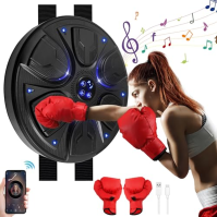 Boxovací stroj s hudbou, Bluetooth Music Boxing Machine, inteligentní nástěnný boxovací stroj pro domácí cvičení, boxovací tréni