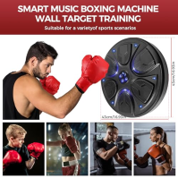 Boxovací stroj s hudbou, Bluetooth Music Boxing Machine, inteligentní nástěnný boxovací stroj pro domácí cvičení, boxovací tréni