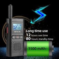 Retevis RB628 Walkie Talkie, PMR446 Professional Walkie Talkies, LCD displej, VOX, dobíjecí 1500mAh, CTCSS/DCS, lehká, bezlicenč