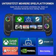 HASACOOL Handy Controller für iPhone, Smartphone Controller für Android mit Hall Effect Joystick, Bluetooth Controller Handy Sup