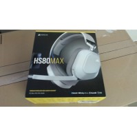 CORSAIR HS80 MAX WIRELESS Multiplatform Herní sluchátka s Bluetooth – Dolby Atmos – Omnidirekcionální mikrofon – Kompati