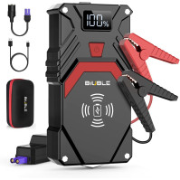 BIUBLE Avviatore Batteria Auto, 2500A 24000mAh Přenosný startovací kabel (Všechny benzínové nebo 8.0L diesel), 12V Jump Starter