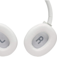 JBL Tune 750 BTNC Bezdrátová over-ear Bluetooth sluchátka s aktivním potlačením hluku, bílá