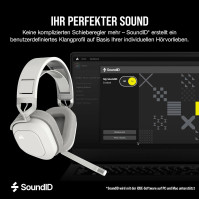 CORSAIR HS80 MAX WIRELESS Multiplatform Herní sluchátka s Bluetooth – Dolby Atmos – Omnidirekcionální mikrofon – Kompati